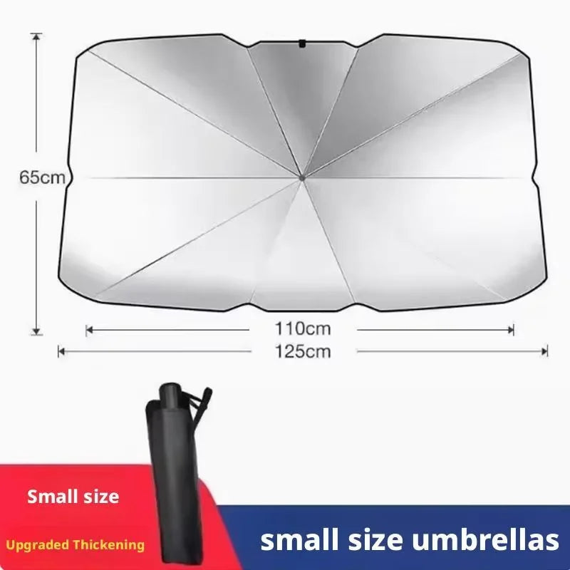 LZJV Car Windshield Sunshade — UV & Heat Protection