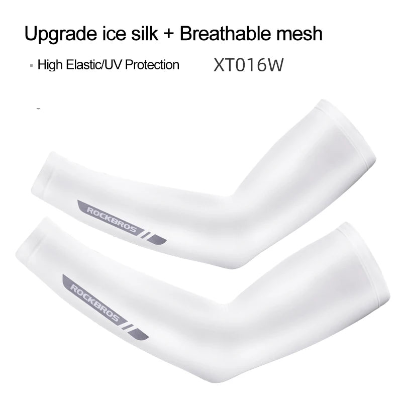 ROCKBROS Ice Silk UV Protection Arm Sleeves