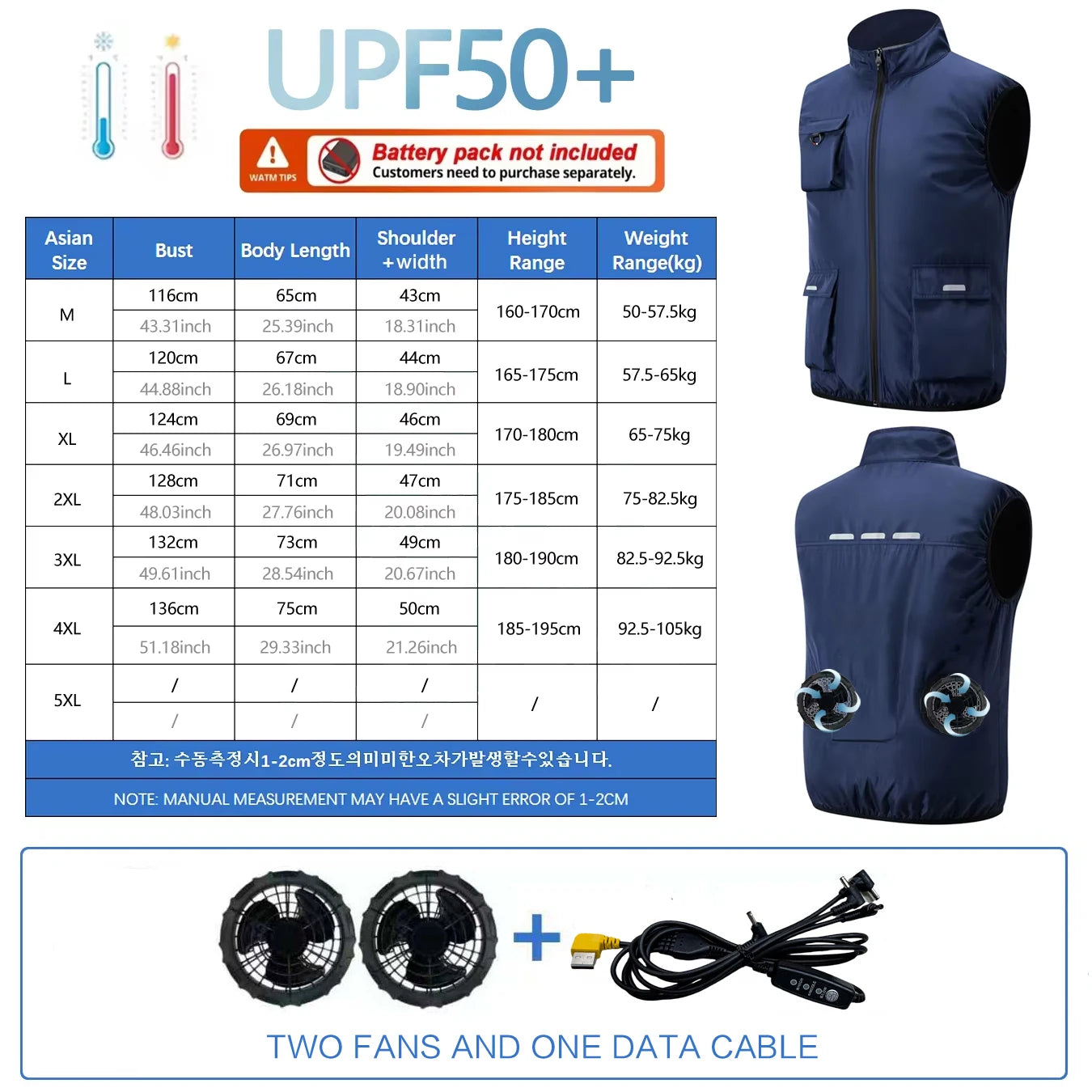 Built-In Fan Cooling Workwear — Short Sleeve
