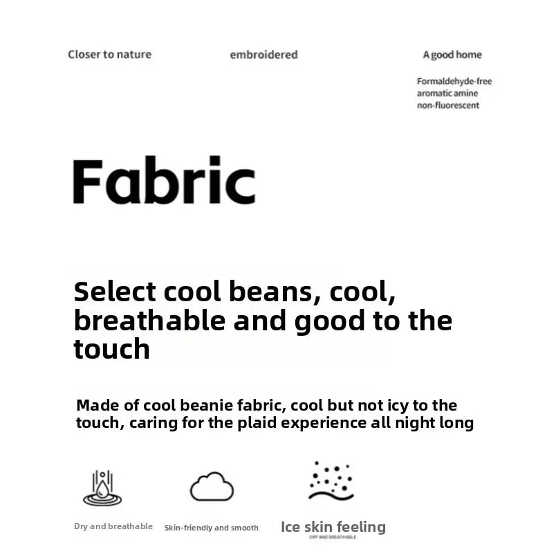 Cooling Bean Pillowcase — Summer Ice Feel Cover