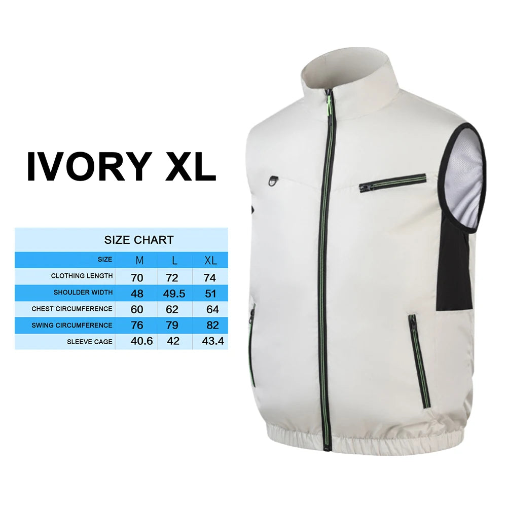APWIKOGER Cooling Vest — 3-Speed Ice Fan Vest