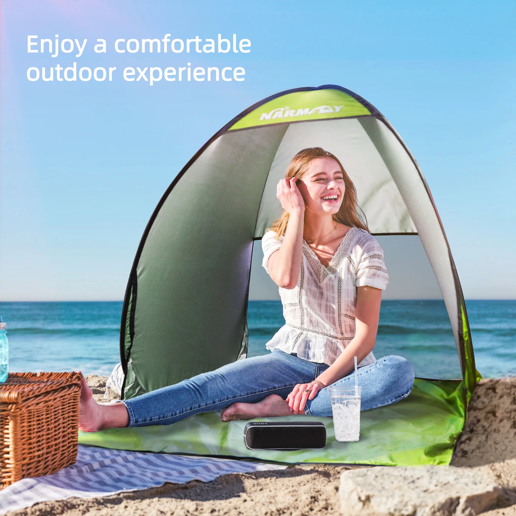 Pop-Up Beach Tent — Instant UV Shade Shelter