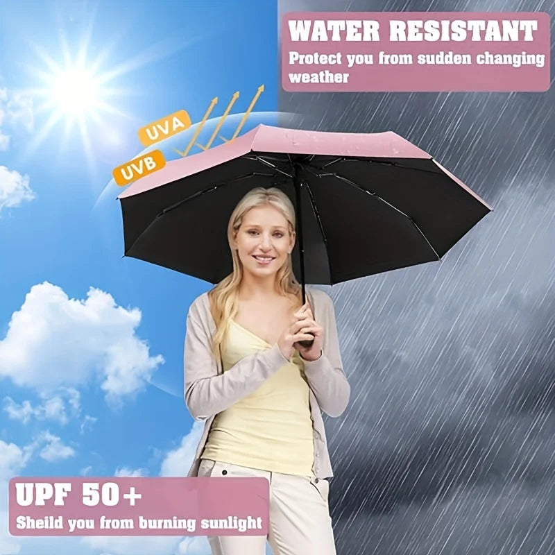 Anti-UV Mini Umbrella — Portable Sun & Rain Protection