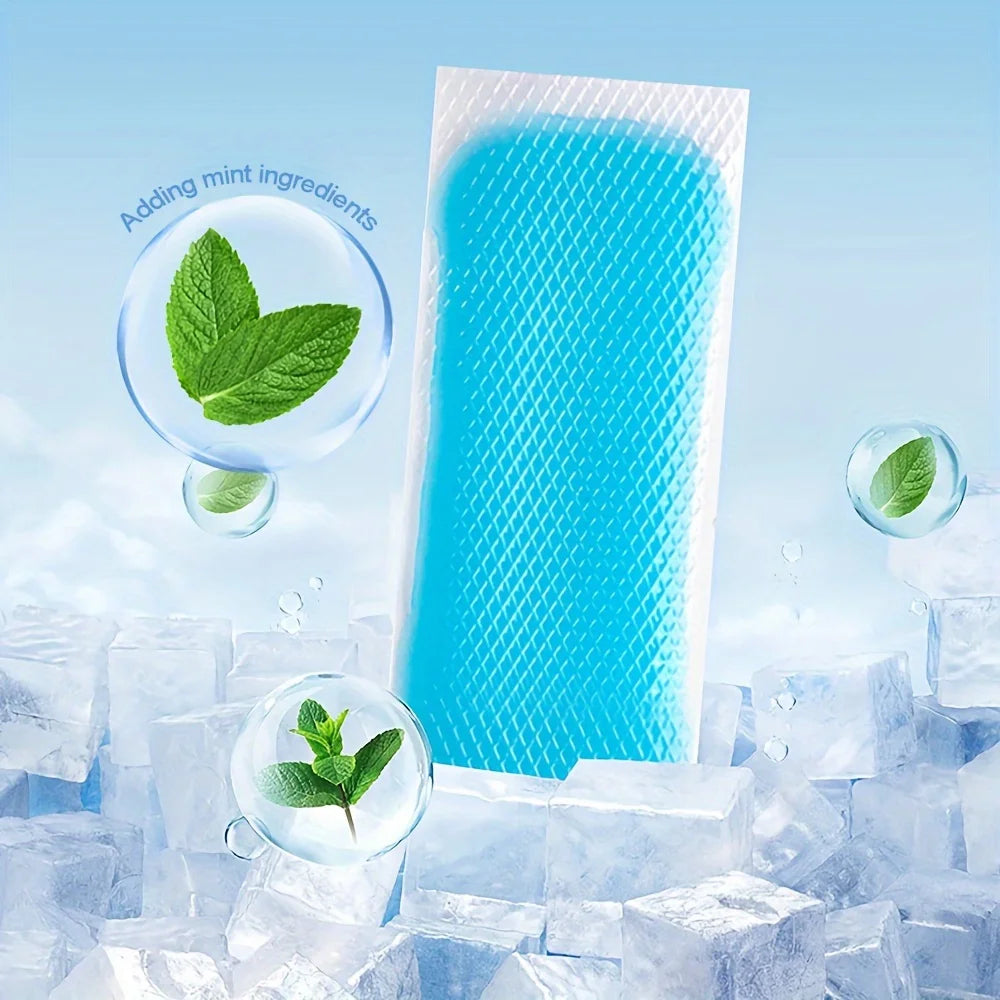10-Hour Cooling Gel Patch — Long-Lasting Heat Relief