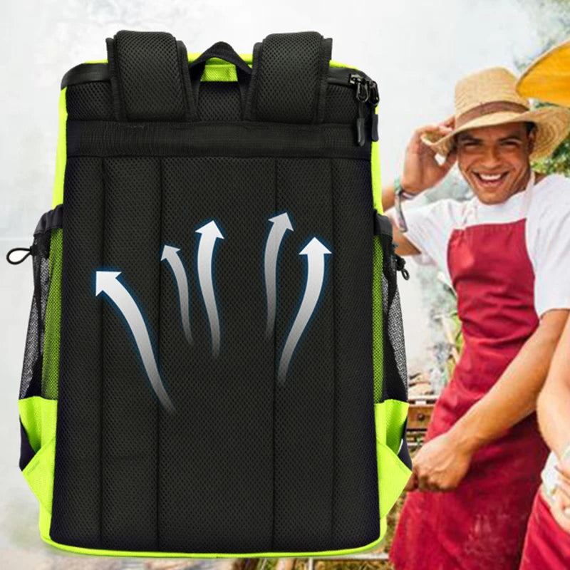 30L Insulated Cooler Backpack — Portable Fridge on the Go