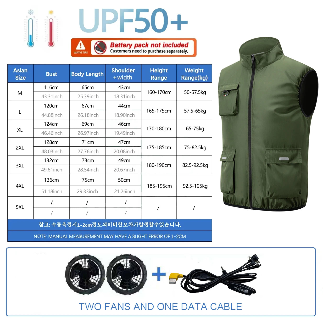 Built-In Fan Cooling Workwear — Short Sleeve