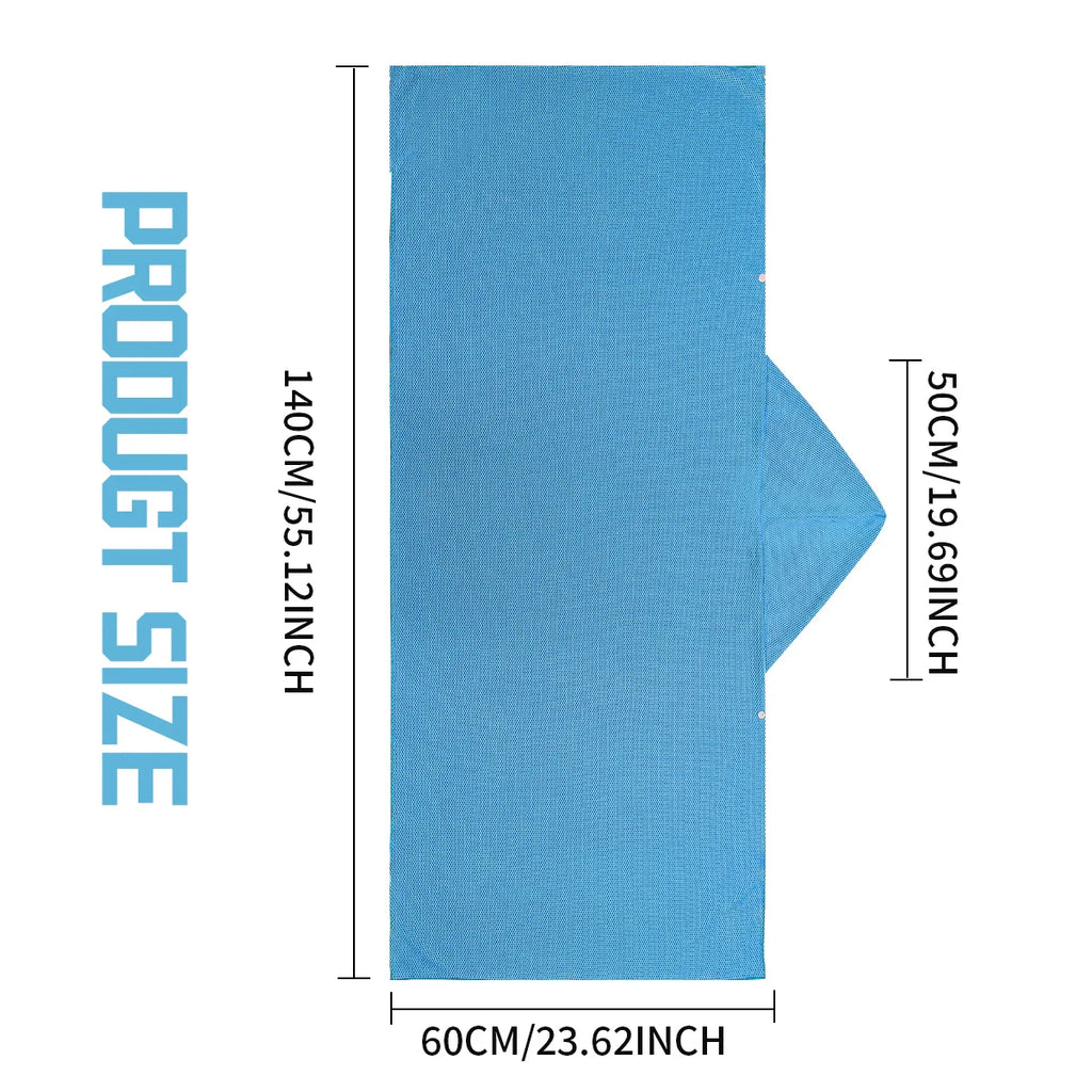 4-in-1 Cooling Hooded Poncho — Instant Cool-Down Wrap