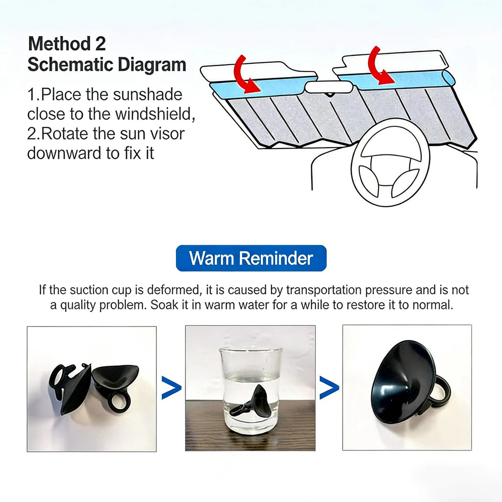Car Windshield Sunshade — Keep Your Car Cooler