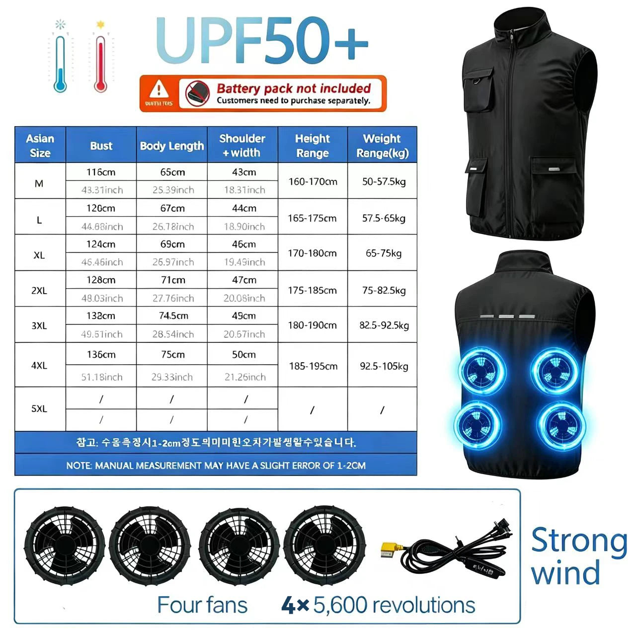 Built-In Fan Cooling Workwear — Short Sleeve
