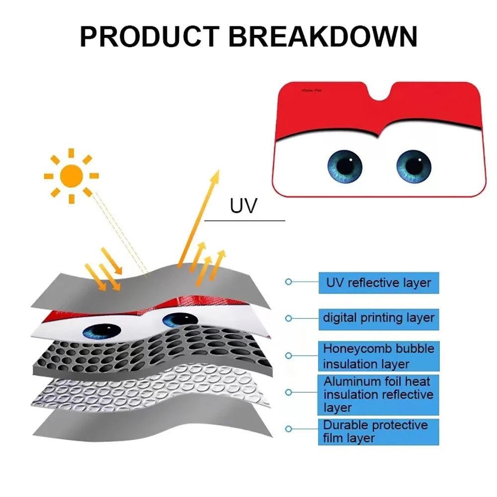 Car Windshield Sunshade — Keep Your Car Cooler