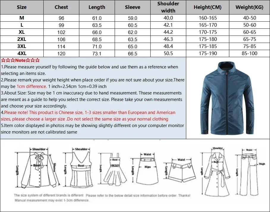 Men's Ice Silk UV Protection Jacket — Ultra-Thin Summer Wear