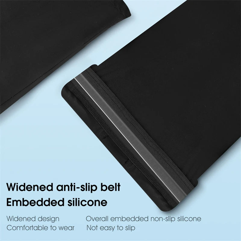 West Biking Ice Silk Compression Leg Sleeves — UV Protection
