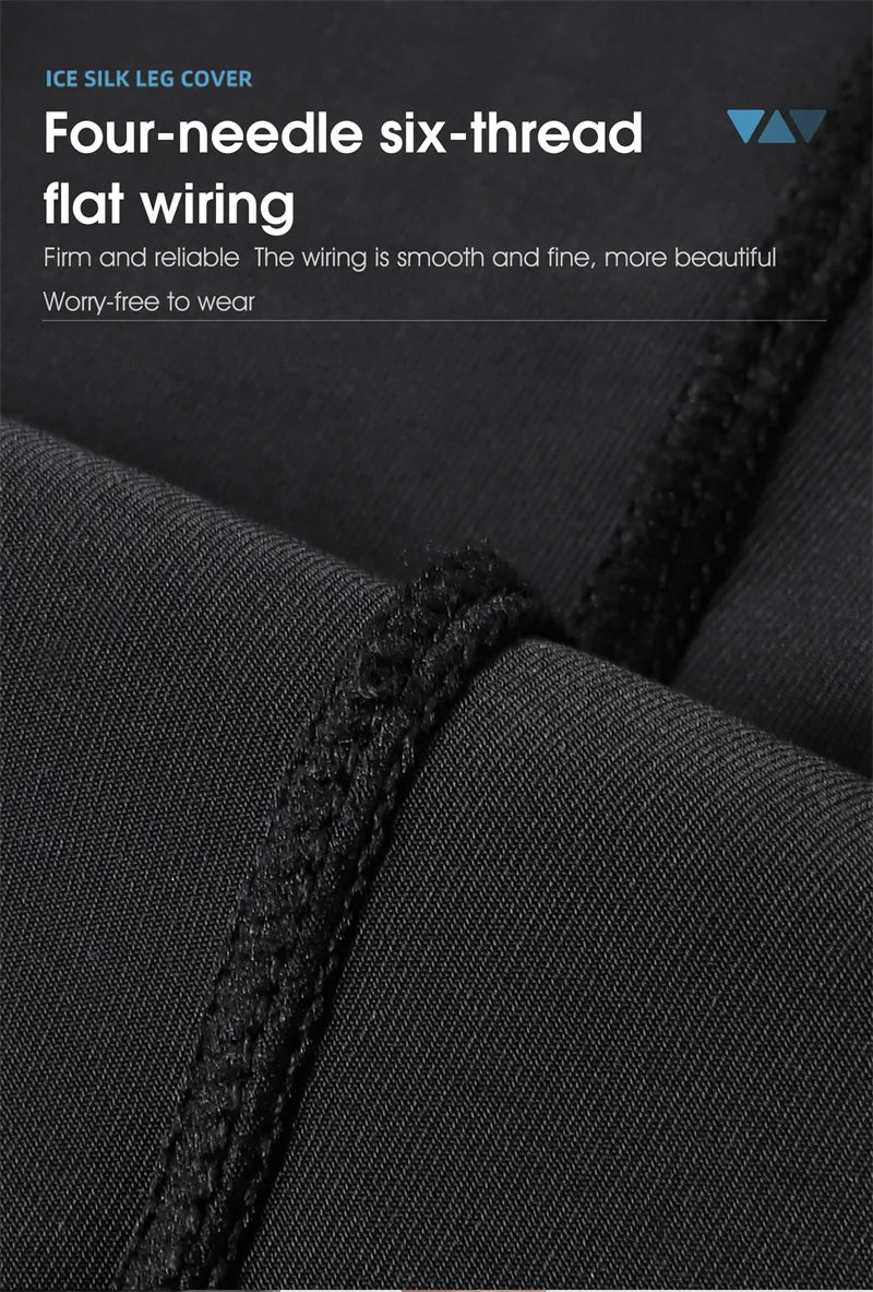 West Biking Ice Silk Compression Leg Sleeves — UV Protection