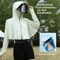 Ice Silk Hooded Sun Jacket — Full UV Protection with Face Cover