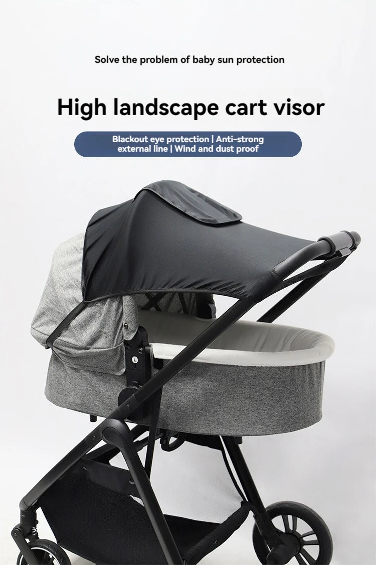 Universal Baby Stroller Sun Shade — UV Protection Canopy
