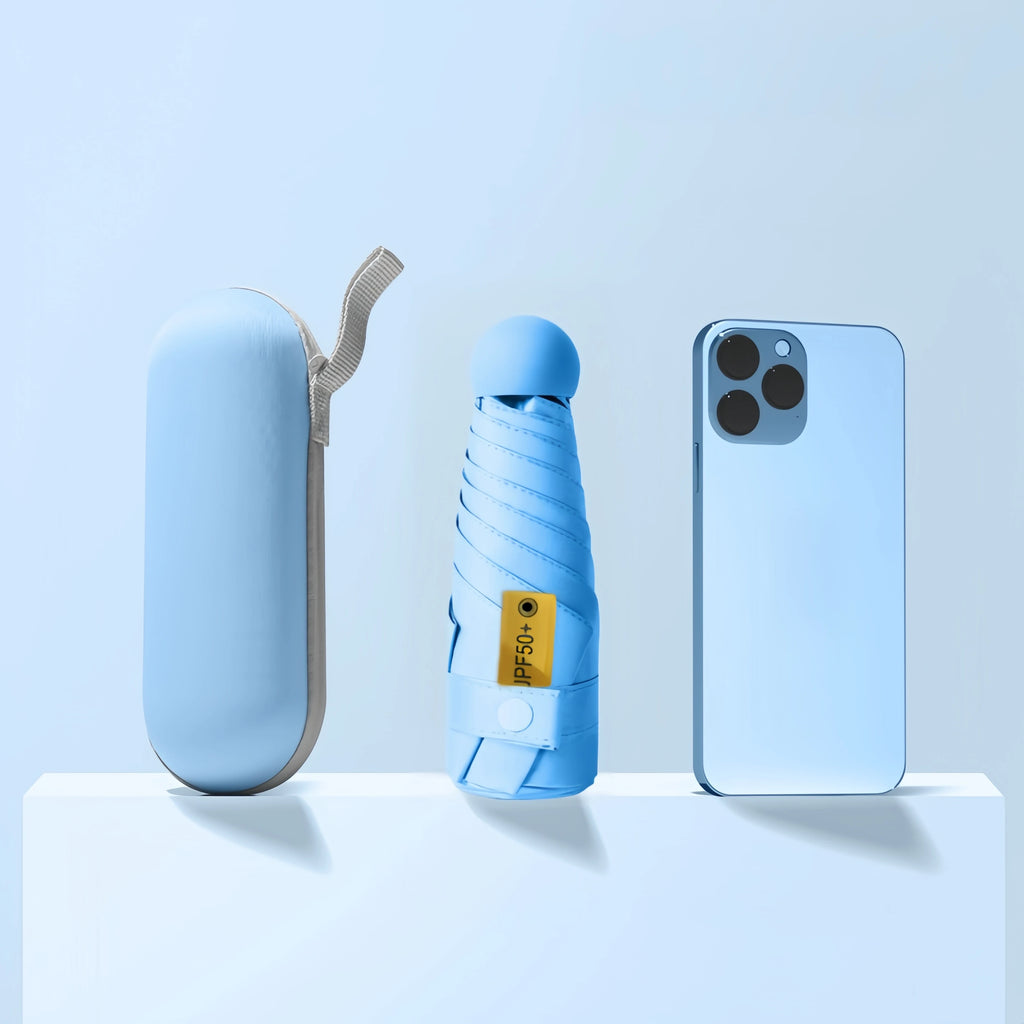 Anti-UV Mini Umbrella — Portable Sun & Rain Protection