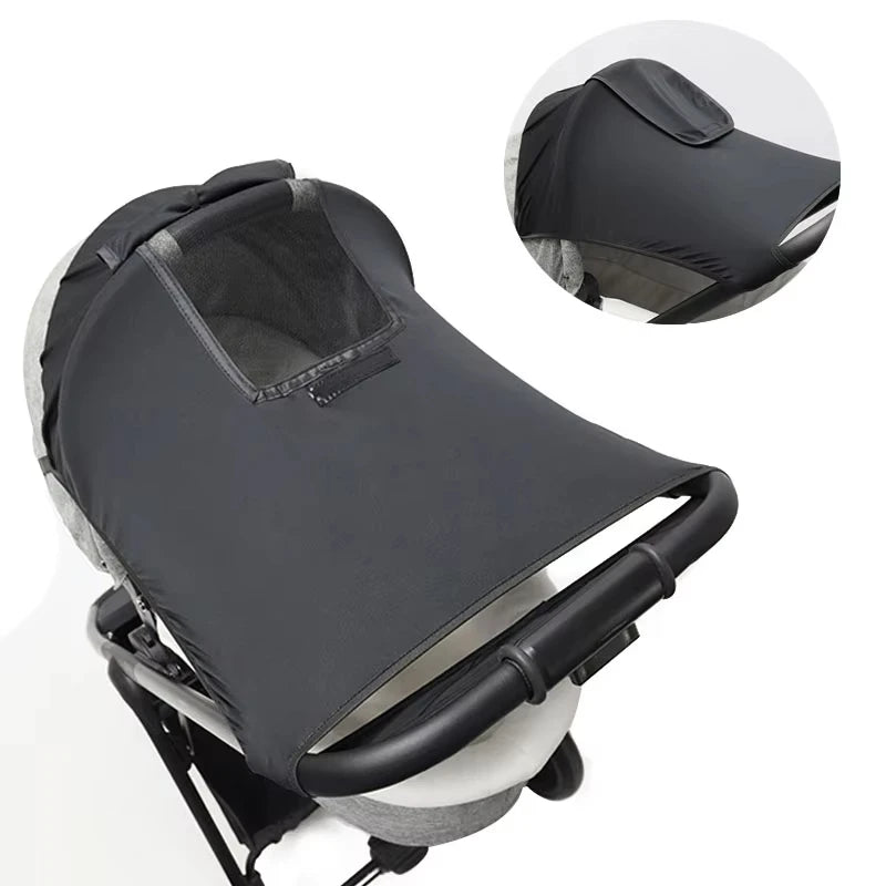 Universal Baby Stroller Sun Shade — UV Protection Canopy