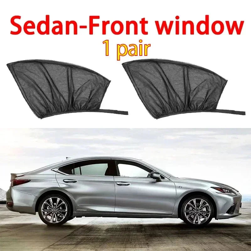 Premium Mosquito Net Window Screen — UV Protection for Front & Rear Windows