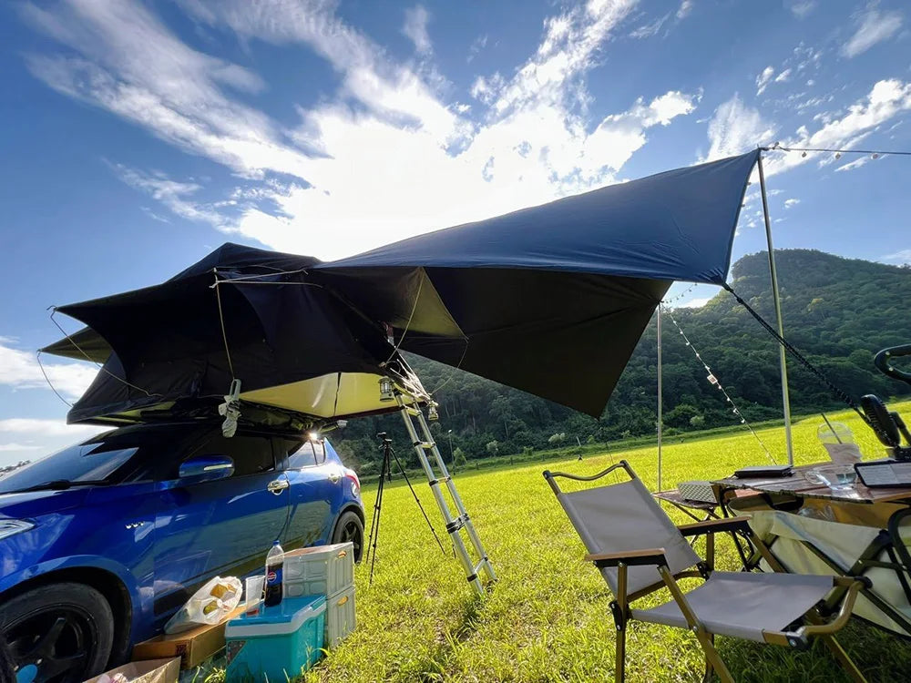 SUV Side Awning — Instant Shade & Waterproof Shelter