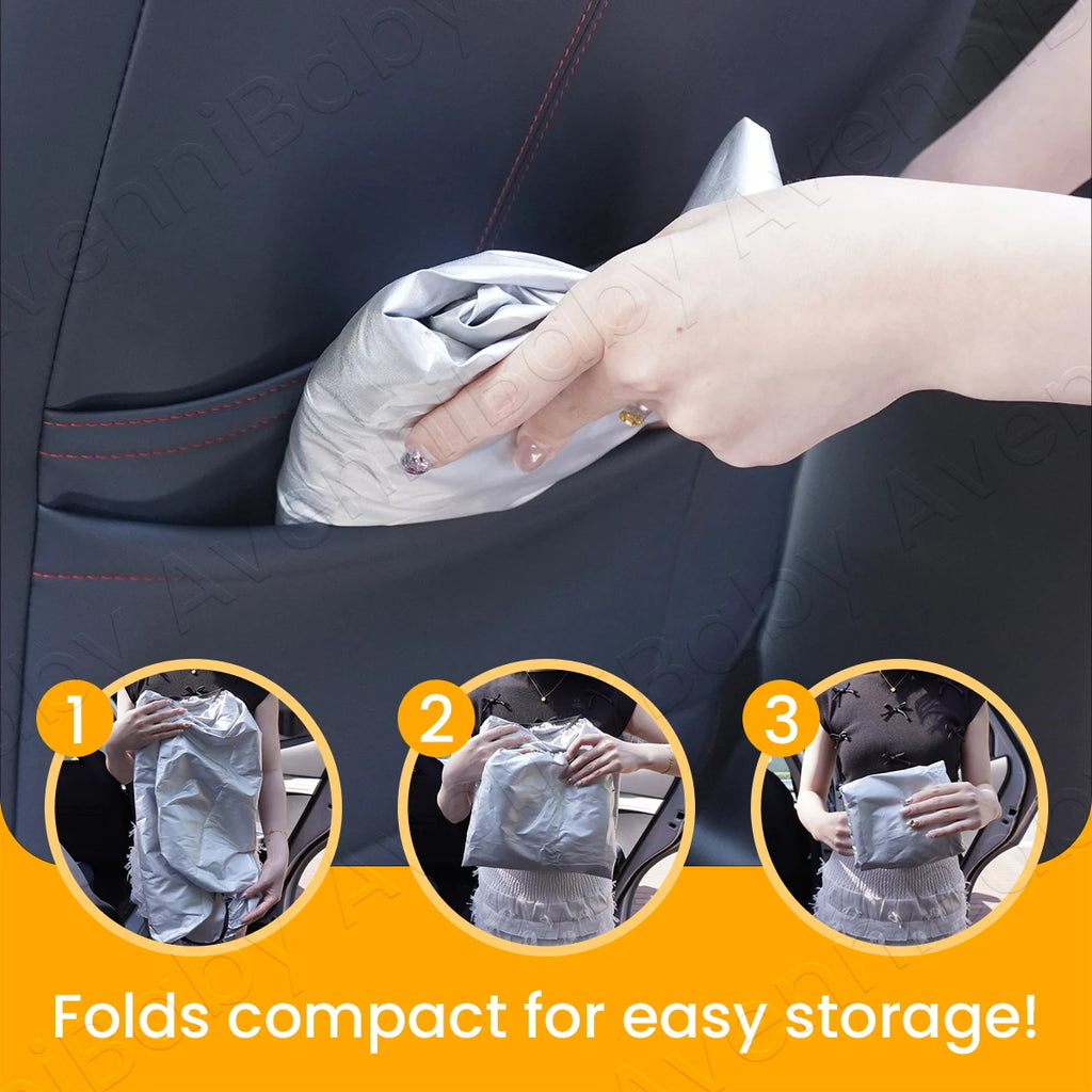 Baby Car Seat Sun Shade — UV & Heat Protection Cover