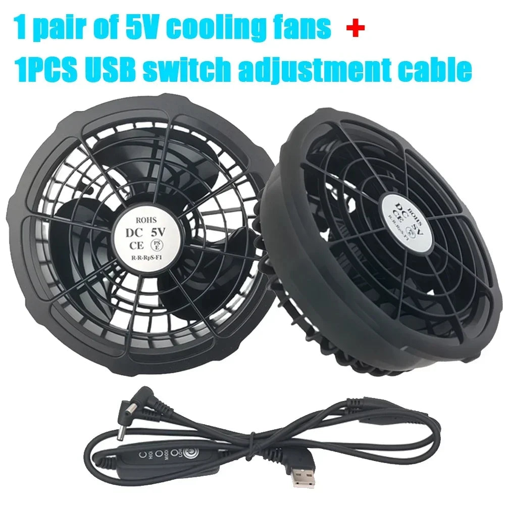 5V/12V Replacement Cooling Fan for Air Conditioning Vest