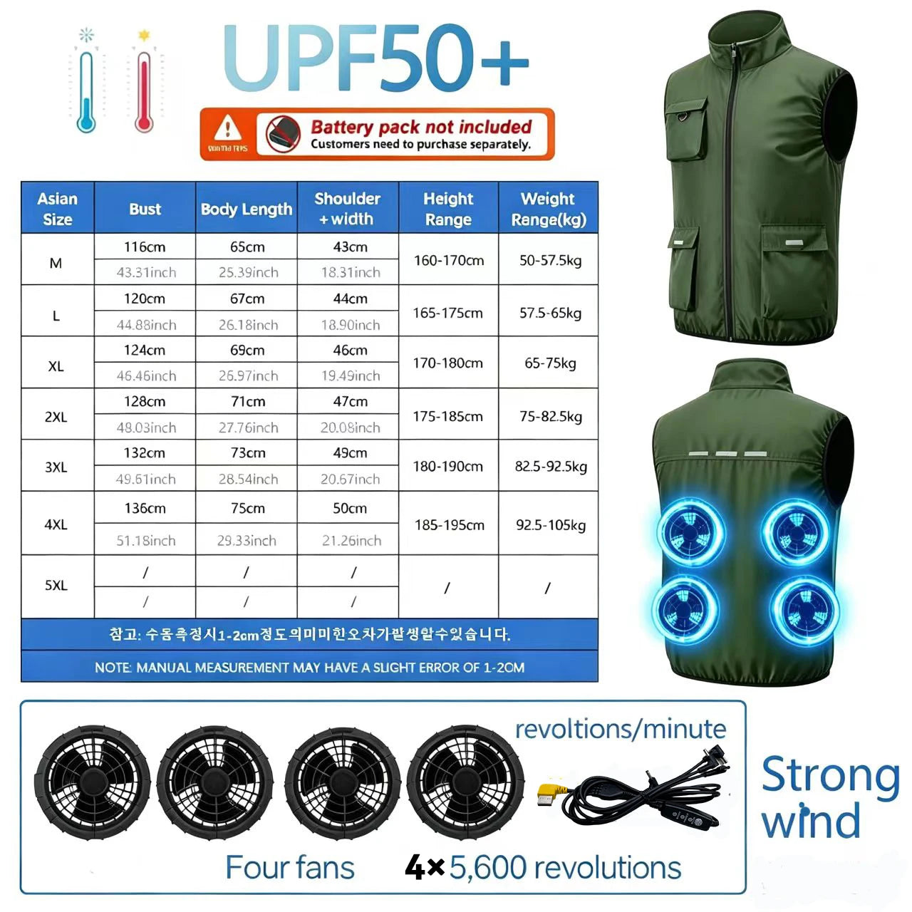 Built-In Fan Cooling Workwear — Short Sleeve