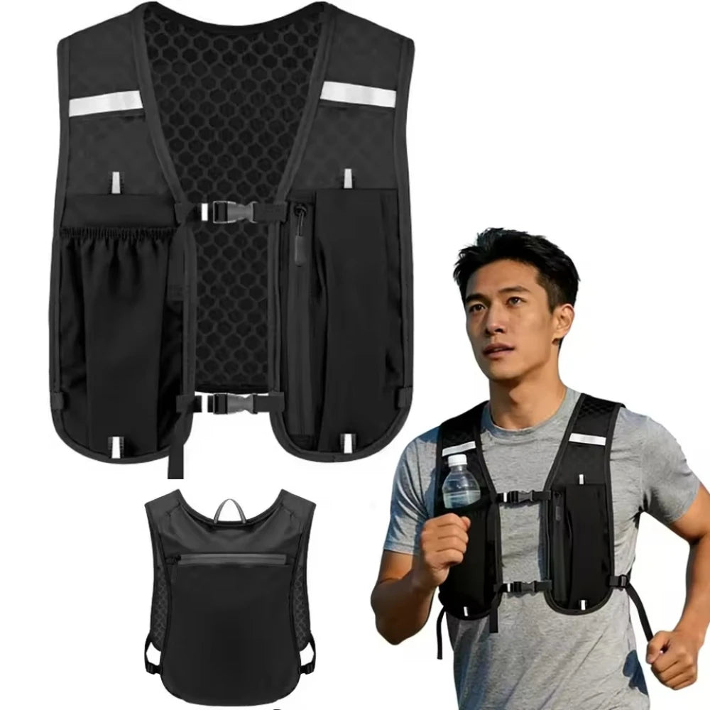 Running Hydration Vest — Breathable Backpack for Runs & Trails