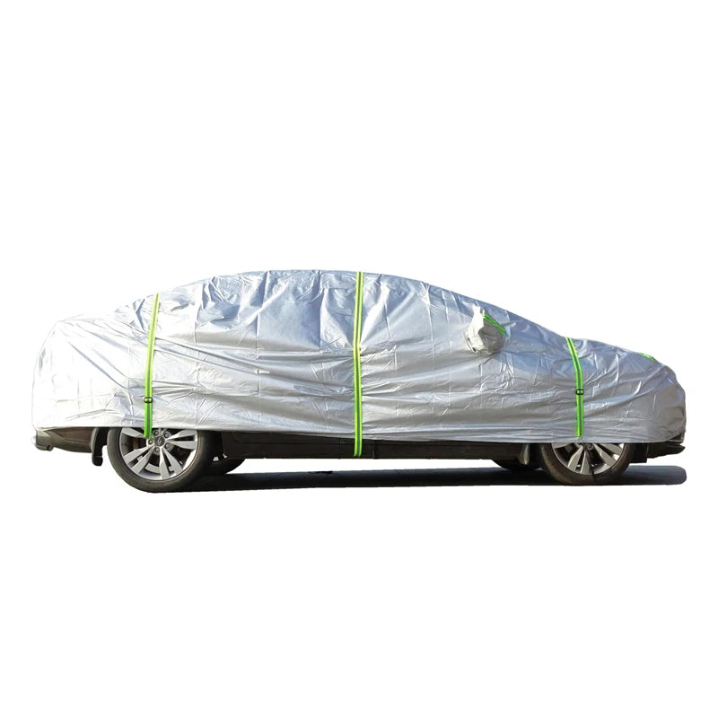 JIUWAN Universal Car Cover — Sun, Snow & Dust Protection