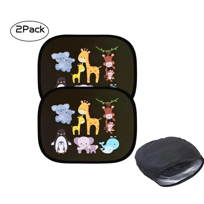 Universal Car Side Window Sunshade — UPF 50+ for Kids & Pets