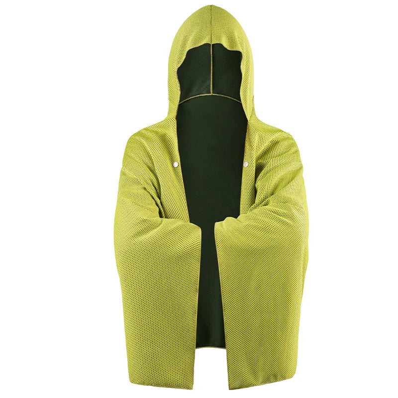 4-in-1 Cooling Hooded Poncho — Instant Cool-Down Wrap