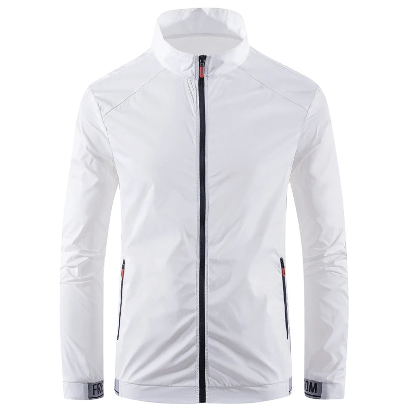 Men's Ice Silk UV Protection Jacket — Ultra-Thin Summer Wear