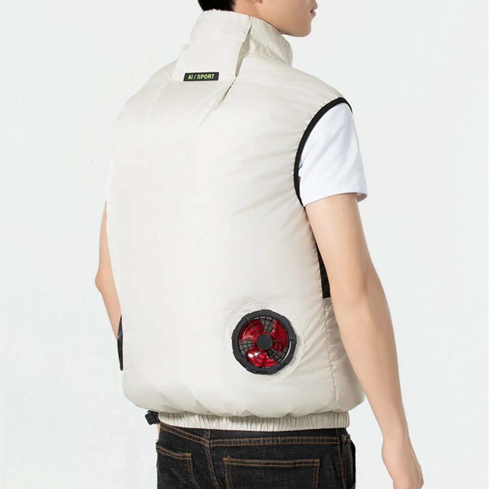 APWIKOGER Cooling Vest — 3-Speed Ice Fan Vest