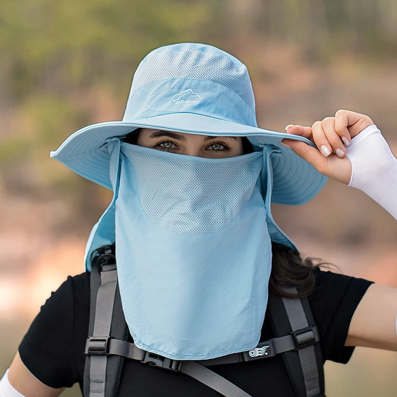 Quick-Dry Fisherman's Sun Hat — Breathable Outdoor Protection
