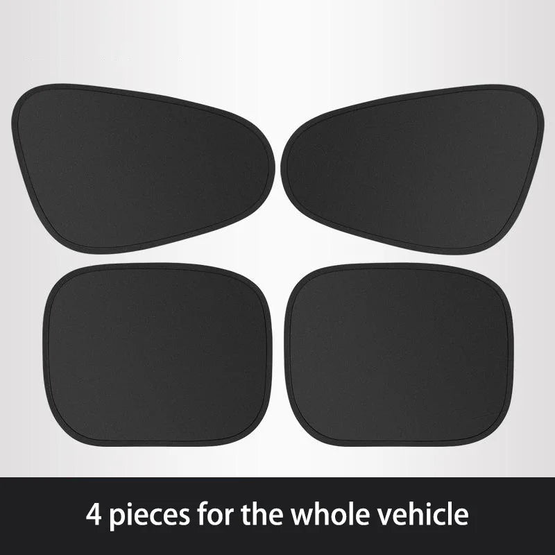 2026 Electrostatic Side Window Sun Visor — 4-Layer UV Blocker