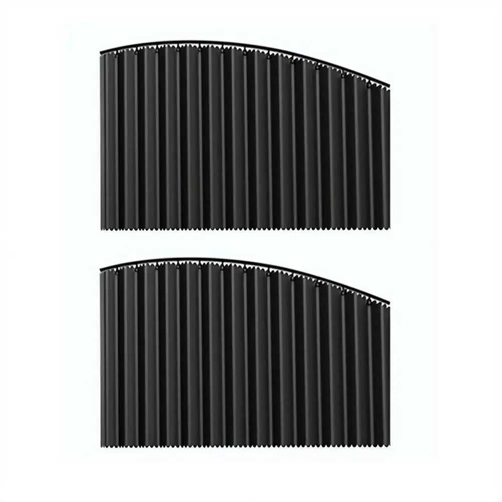 Automatic Telescopic Side Window Sunshade — Embedded Track System