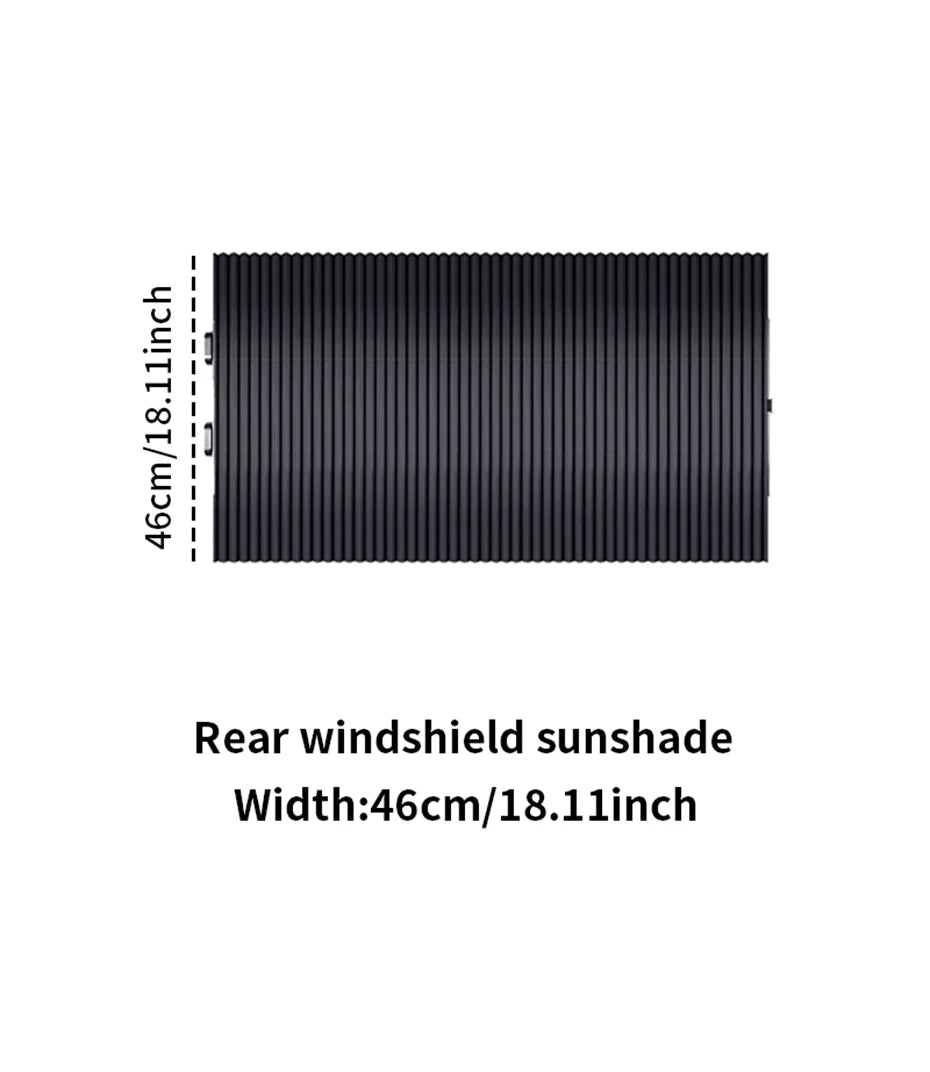 CORNING Retractable Windshield Sunshade — 99% UV Protection