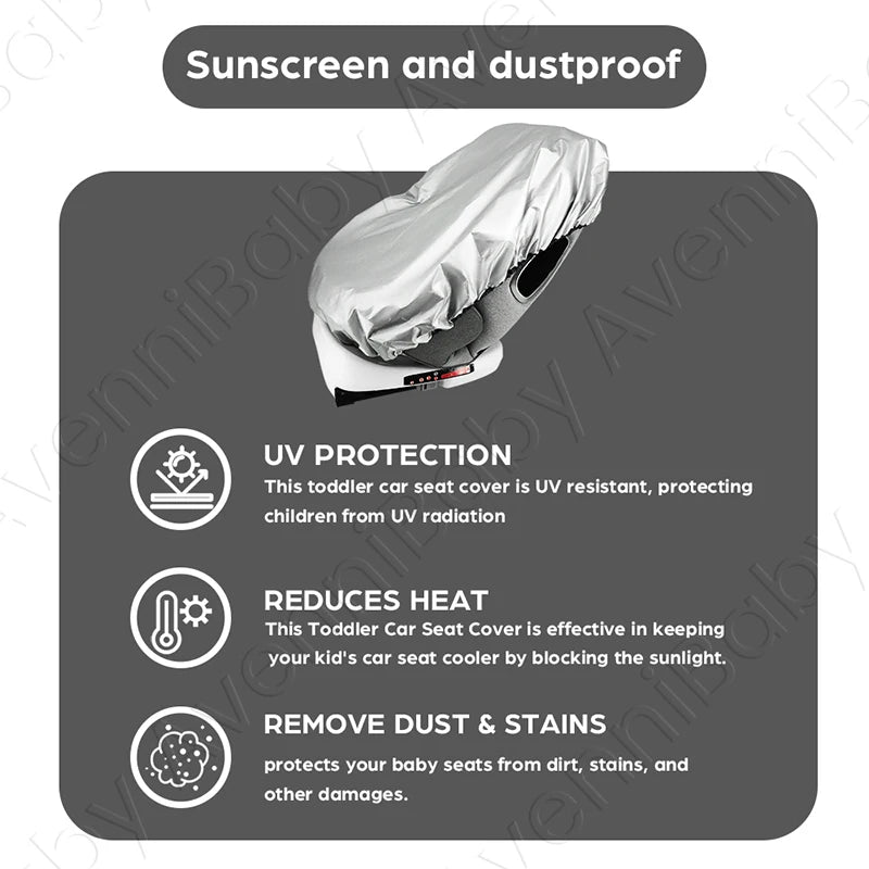 Baby Car Seat Sun Shade — UV & Heat Protection Cover