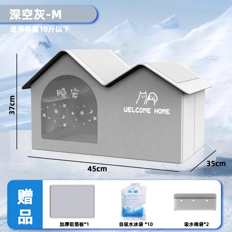 Cat Air-Conditioning House — Summer Cooling Villa