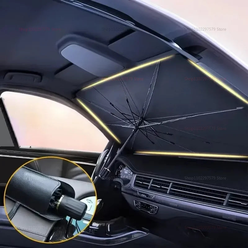 LZJV Car Windshield Sunshade — UV & Heat Protection