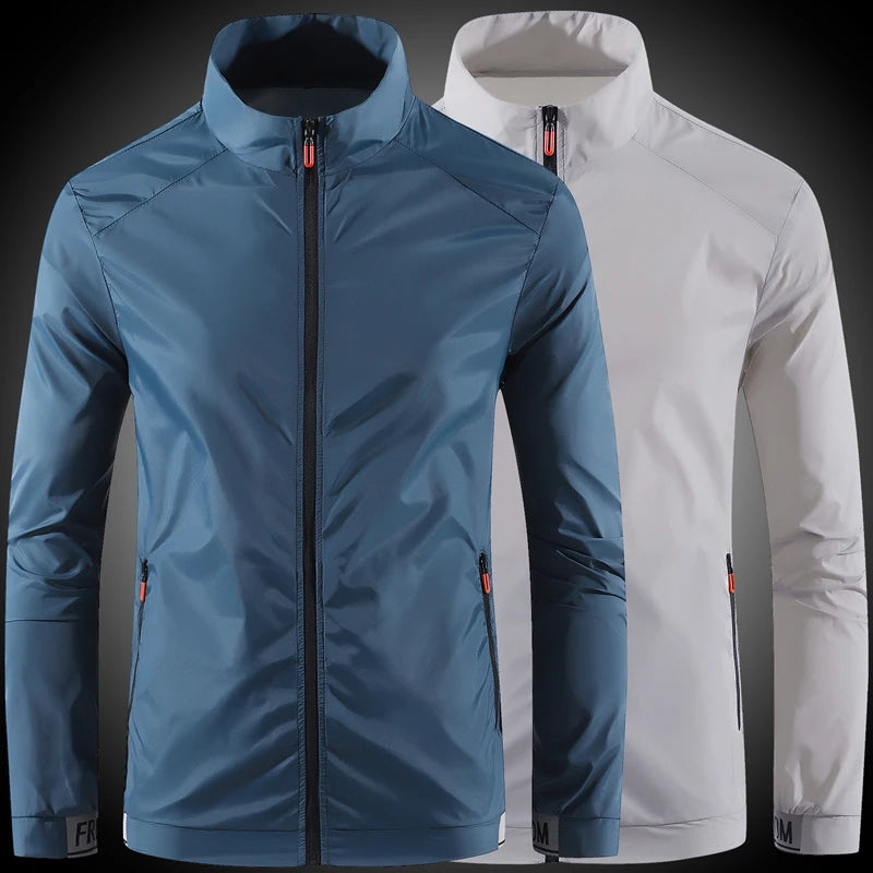 Men's Ice Silk UV Protection Jacket — Ultra-Thin Summer Wear