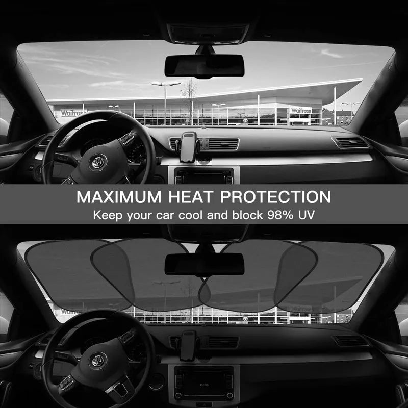 2PCS Car Side Window Sunshade — UV Protection for Baby & Pets