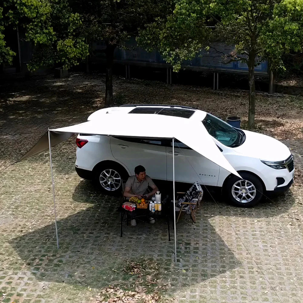 SUV Side Awning — Instant Shade & Waterproof Shelter