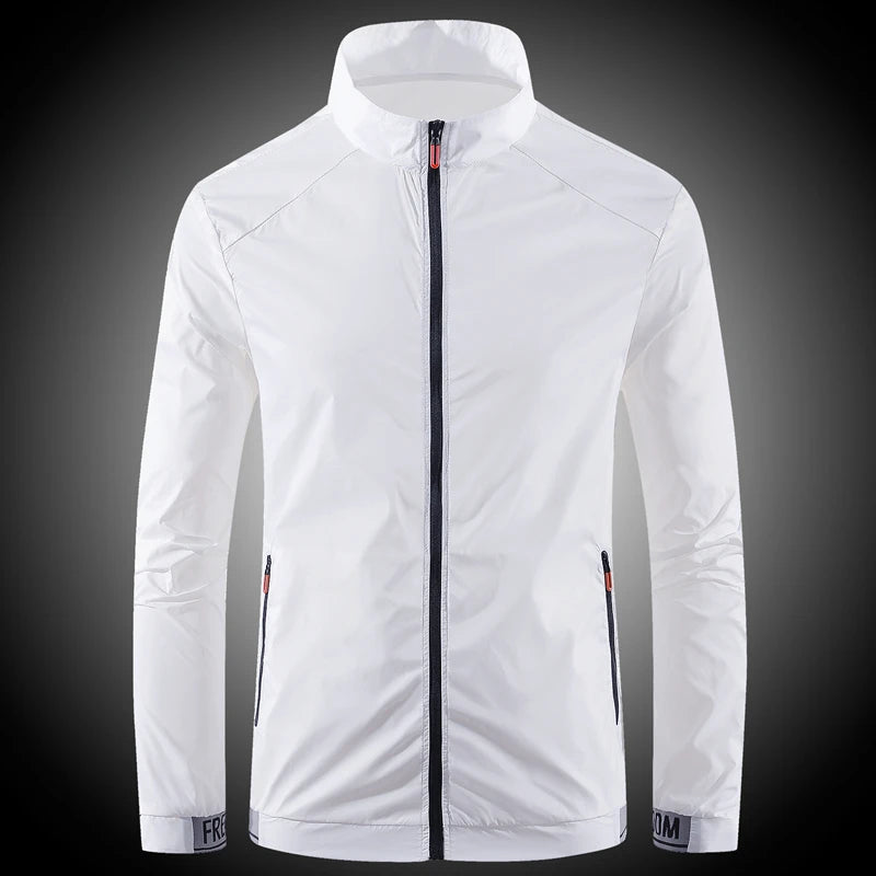 Men's Ice Silk UV Protection Jacket — Ultra-Thin Summer Wear