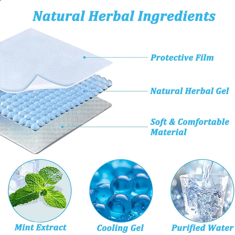JYN Instant Cooling Patches — Long-Lasting Heat Relief Stickers