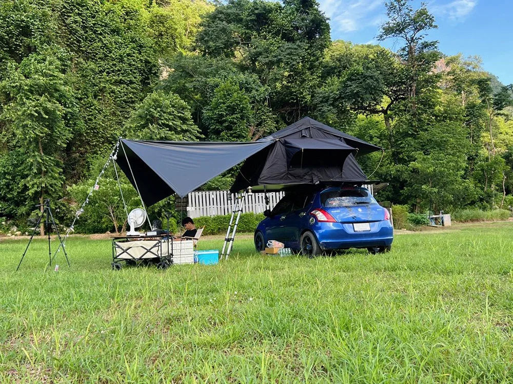 SUV Side Awning — Instant Shade & Waterproof Shelter