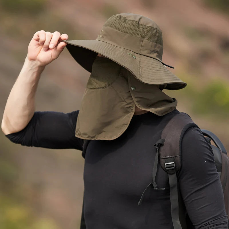 Quick-Dry Fisherman's Sun Hat — Breathable Outdoor Protection