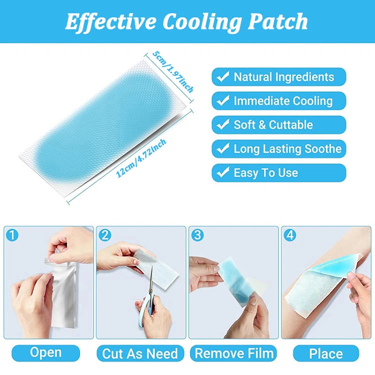JYN Instant Cooling Patches — Long-Lasting Heat Relief Stickers