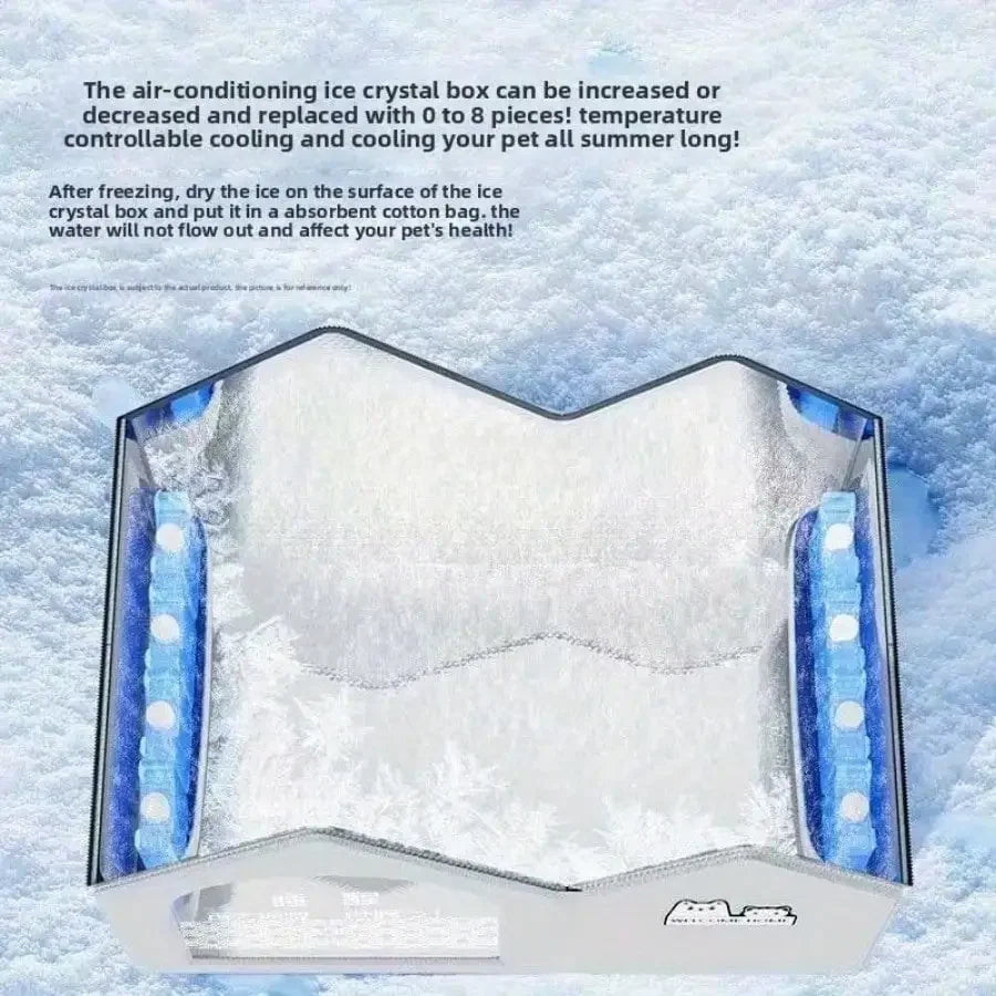 Cooling Pet Bed — Summer Ice House for Cats & Dogs