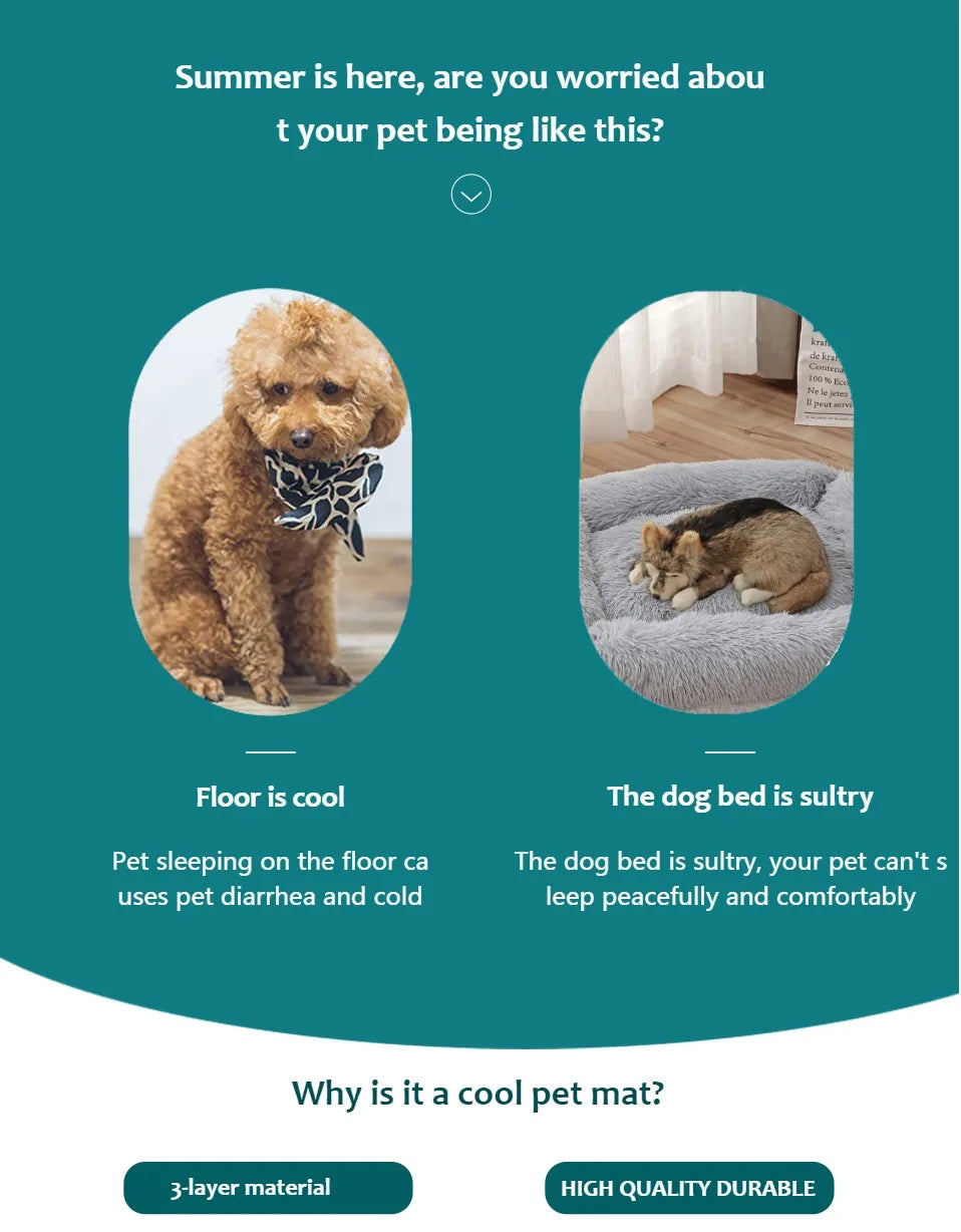 BeiYu Pet Cooling Mat — Extra Large for All Dog Sizes