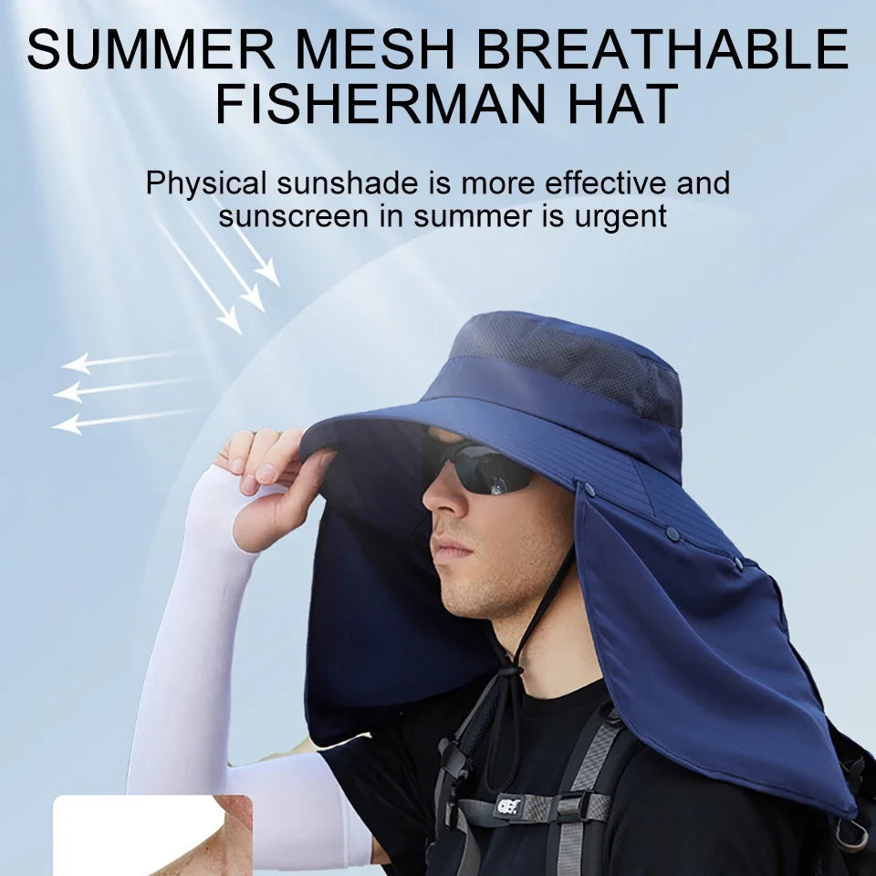 LOOGDEEL Oversized Brim Sun Protection Hat